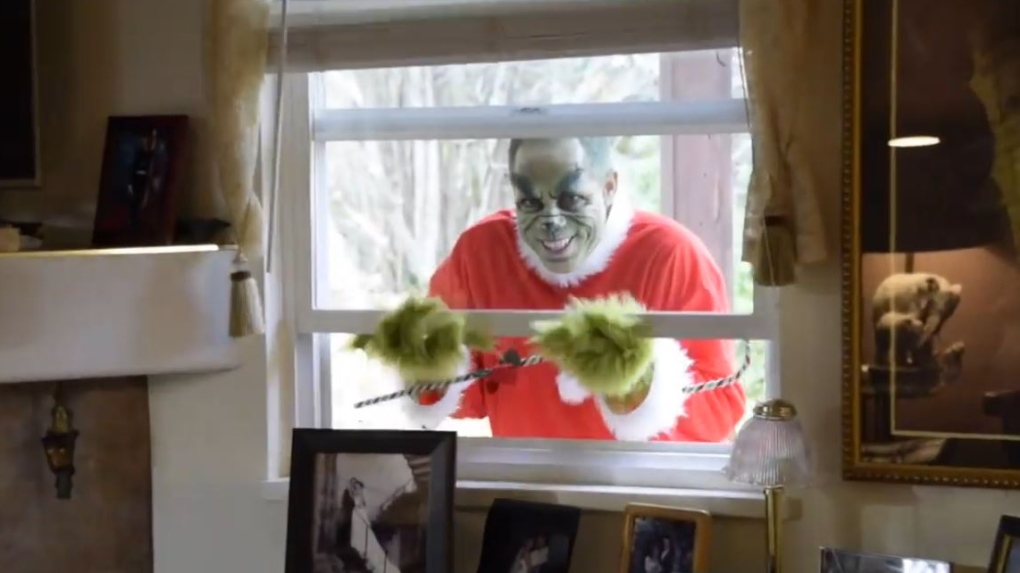 RCMP officers go viral for their Grinch-parody crime prevention video | CTV  News