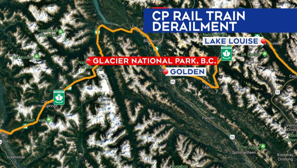 CP freight train derails in southeastern B.C. because of avalanche | CTV  News