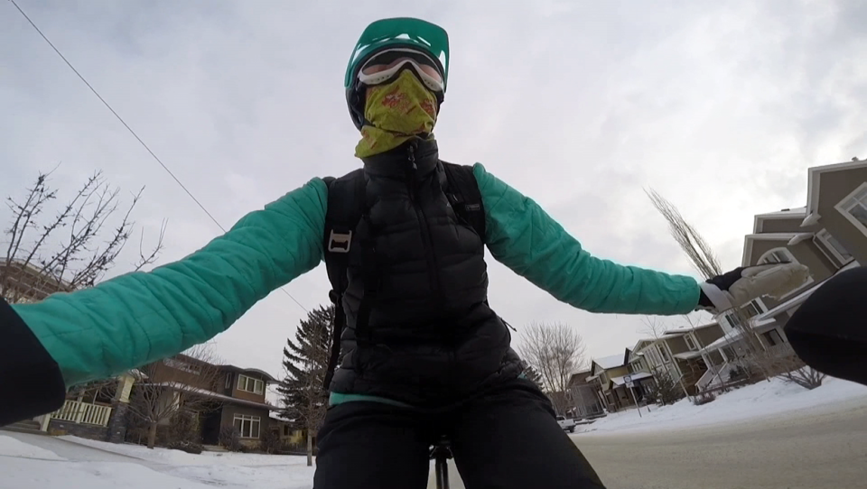 Calgary cyclist's winter biking video gets attention from around the world  | CTV News