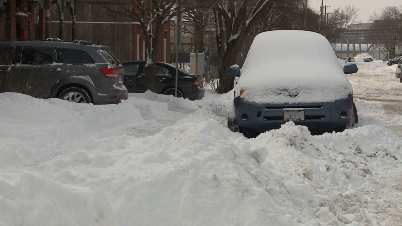 Digging out after the snowfall