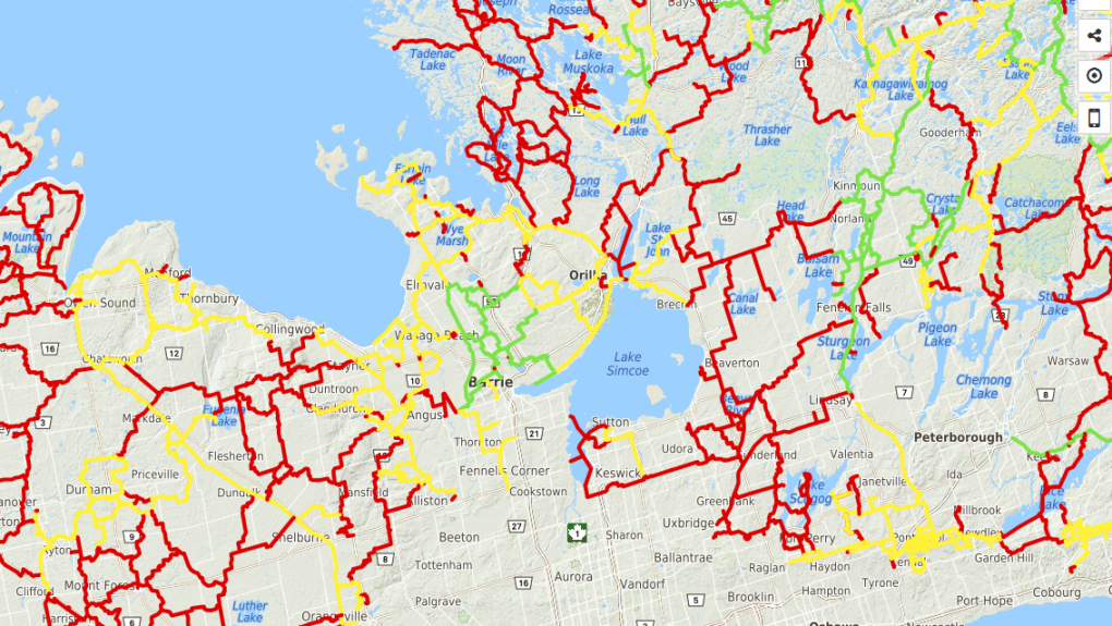 Snowmobile trails open around the region CTV News Barrie