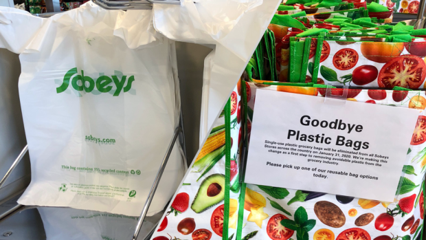 Sobeys eliminating plastic bags from stores starting Friday | CTV News