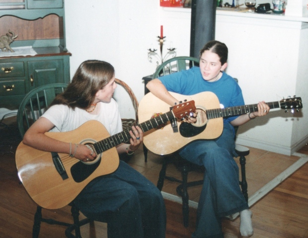 Tegan and Sara performing in Grade 11