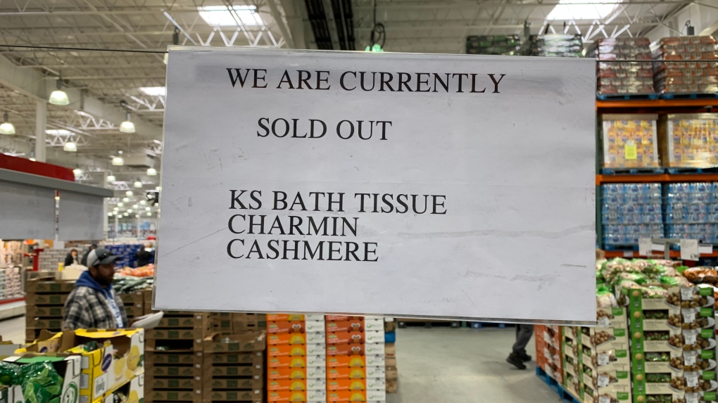 Sudbury Costco runs out of toilet paper | CTV News