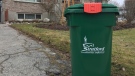 Green Bin collection for Stratford residents (Bryan Bicknell / CTV News)
