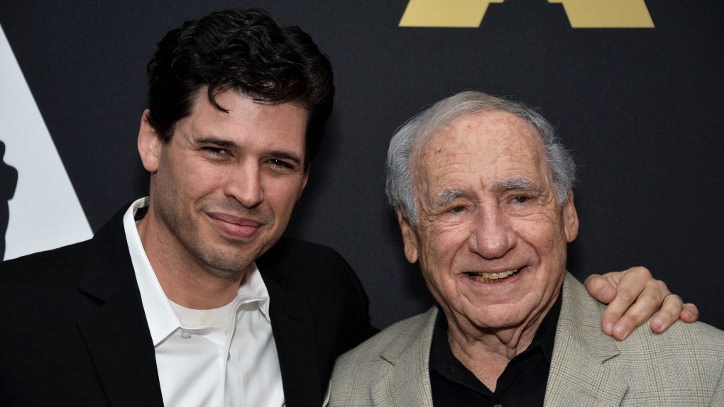 Mel Brooks and son
