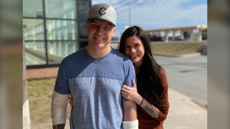 RCMP Const. Chad Morrison is recovering at his home in Lantz, N.S., after being injured in the deadly weekend rampage in Nova Scotia. (Facebook)