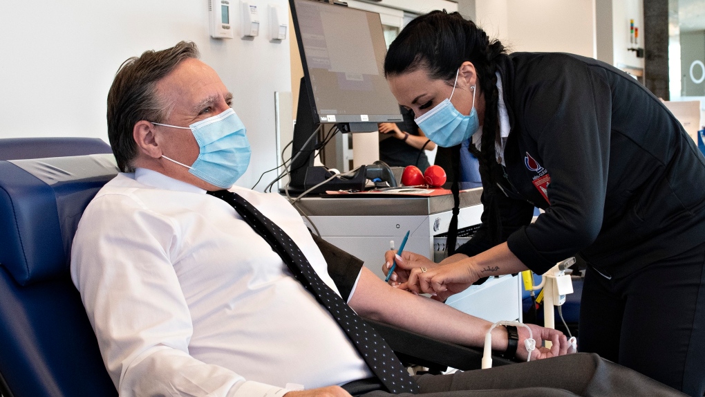 Legault answers the call for blood during crisis