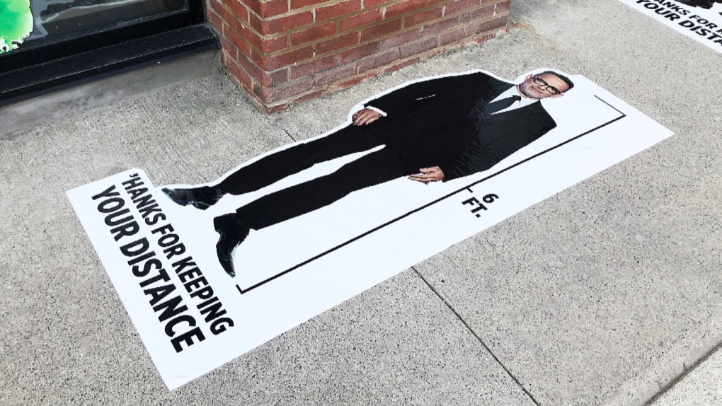 Toronto company hoping Tom Hanks has 'Big' impact as physical distance  marker | CTV News