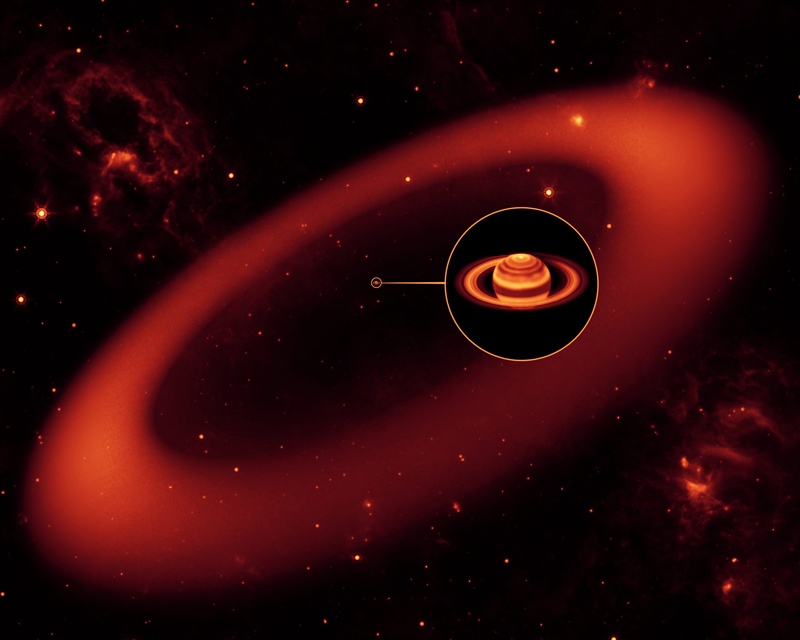 NASA telescope discovers giant ring around Saturn | CTV News