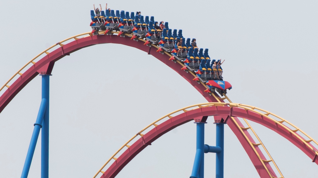 Amusement parks welcome back fewer guests with new pandemic precautions |  CTV News