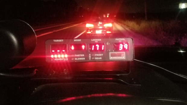 Driver Charged For Going More Than Double Posted Speed Limit 