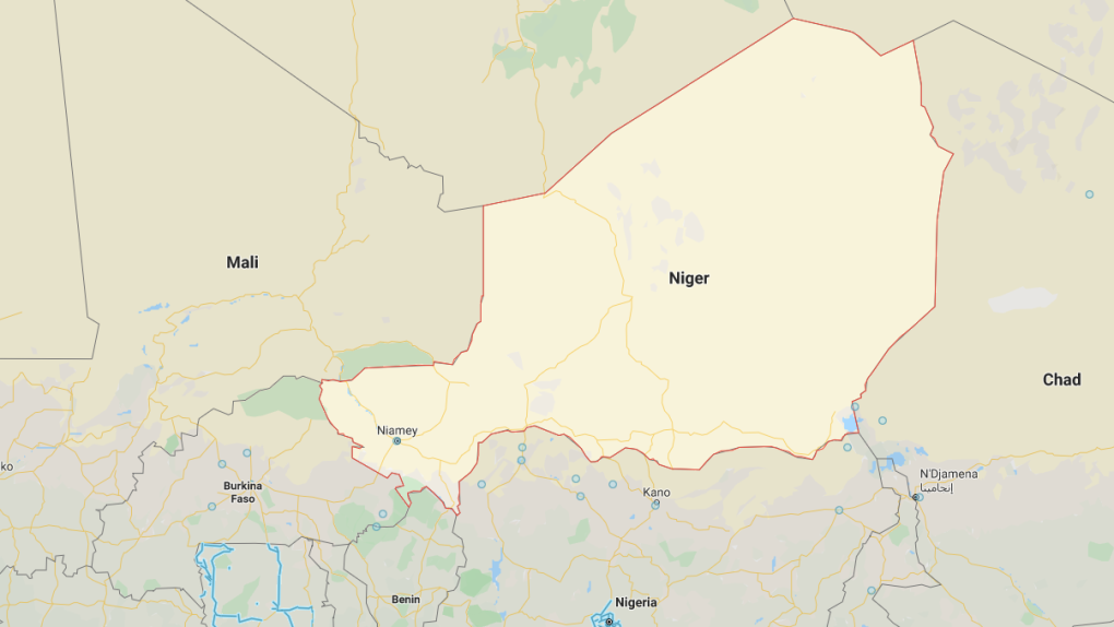Map of Niger 
