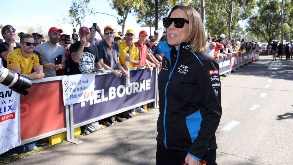Claire Williams at the Australian Grand Prix