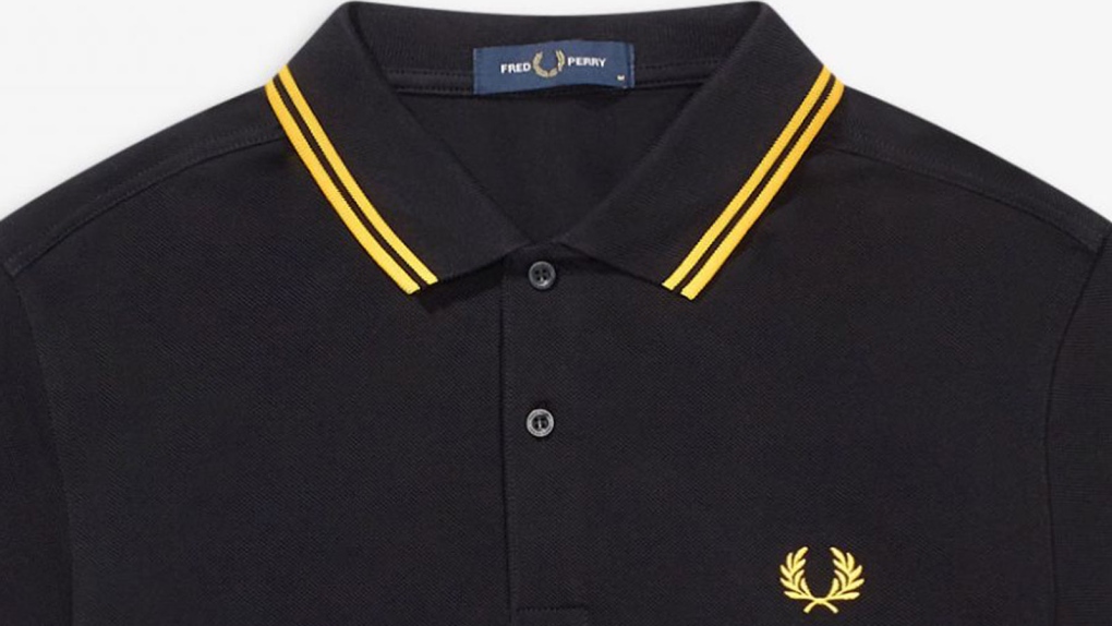 fred perry gold polo