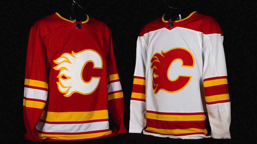 Retro flaming C: Flames adopt classic 80's jerseys on a permanent basis |  CTV News