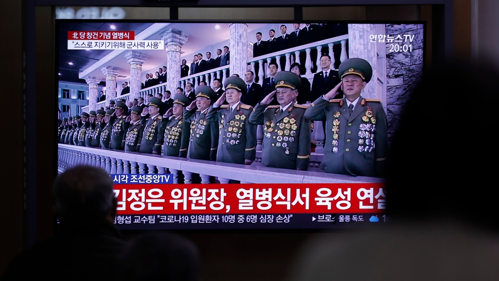 north korea parade
