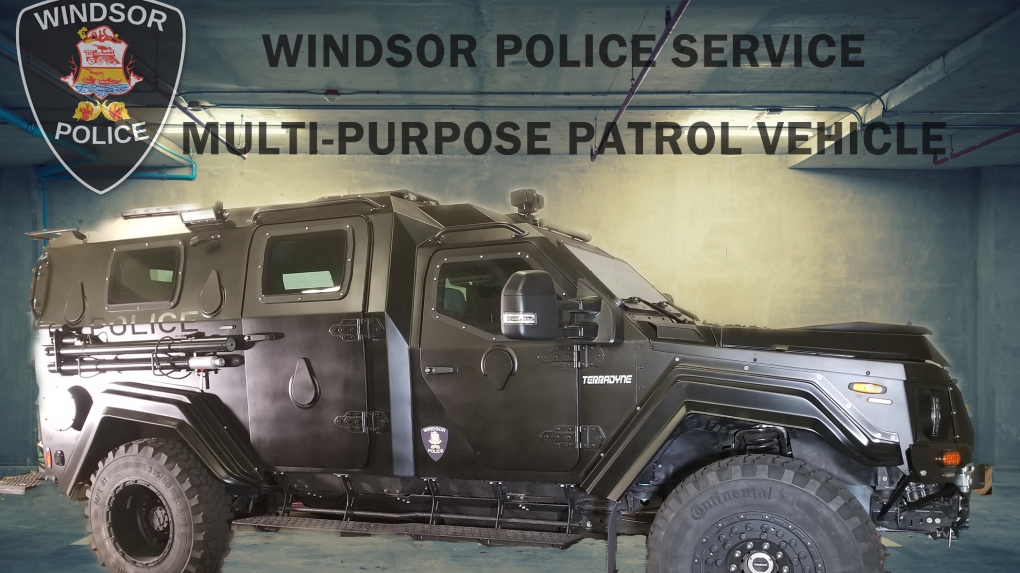 Windsor police replacing armoured vehicle with new Multi-Purpose Vehicle |  CTV News