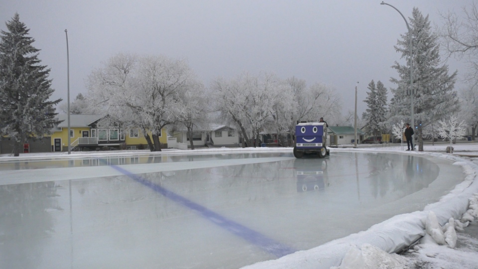 Olympic-sized outdoor rink in Kipling open for the season | CTV News