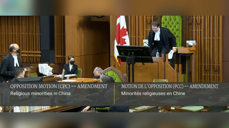 MPs pass motion declaring genocide against Uighurs in China, despite cabinet abstentions.