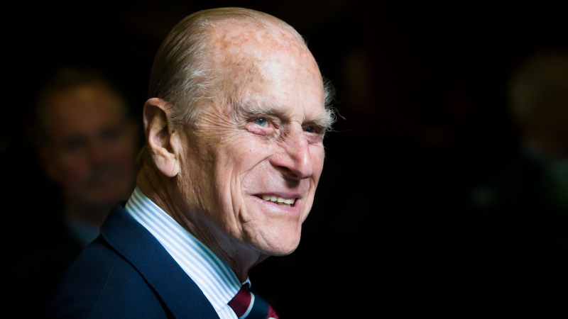 The Duke of Edinburgh smiles during a visit to the headquarters of the Royal Auxiliary Air Force's (RAuxAF) 603 Squadron on July 4, 2015 in Edinburgh, Scotland. (Photo by Danny Lawson - WPA Pool/Getty Images)
