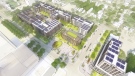 An artist's rendition of the plan for the former Victoria Hospital lands is seen in this illustration.