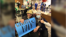 Staff and residents at Fairfield Park Village celebrate the end of a COVID-19 outbreak at the home in Wallaceburg, Ont. (courtesy Fairfield Park Village)