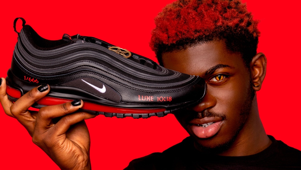 Lil Nas X's unofficial 'Satan' Nikes containing human blood sell out in  under a minute | CTV News