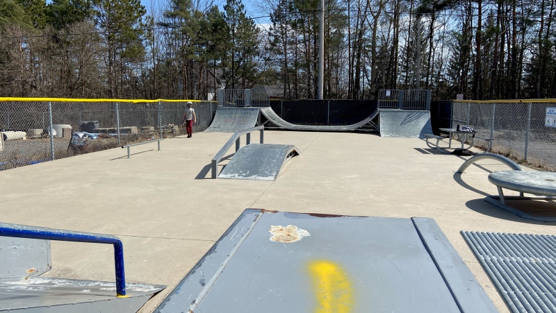 The Arnprior skate park was built around 20 years ago, the town's manager of recreation says. (Dylan Dyson / CTV News Ottawa)
