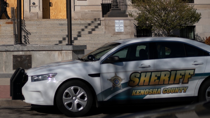 A Kenosha Country Sheriff's Department cruiser, seen in this Nov. 2, 2020 file photo. (AP Photo/Wong Maye-E)