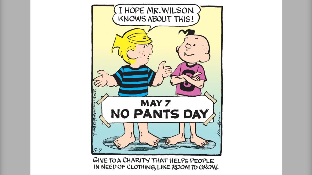 No pants comic