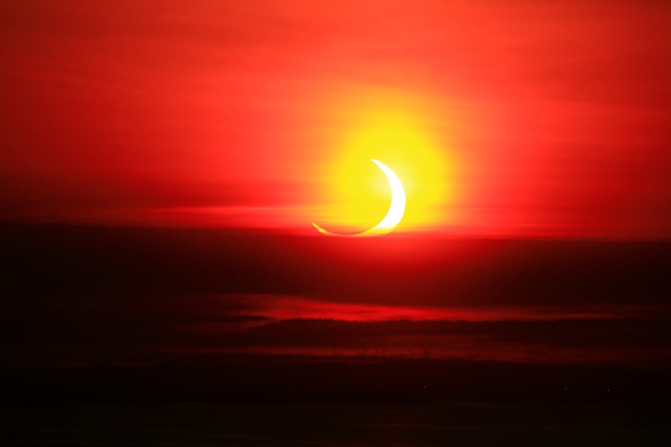 Scarborough solar eclipse
