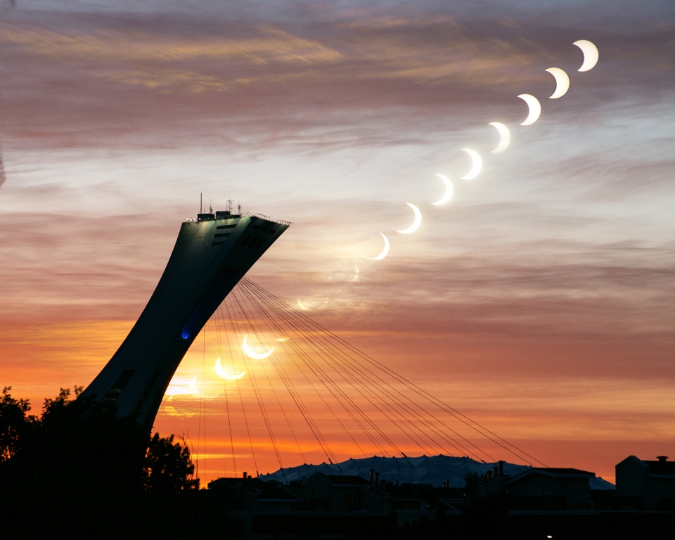 Montreal eclipse