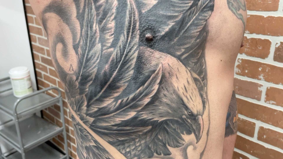 white supremacy eagle tattoos