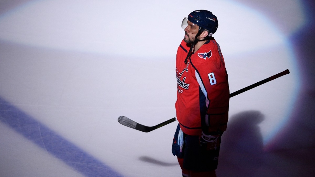 Alex Ovechkin begins 5-year contract chasing Wayne Gretzky's goals mark |  CTV News