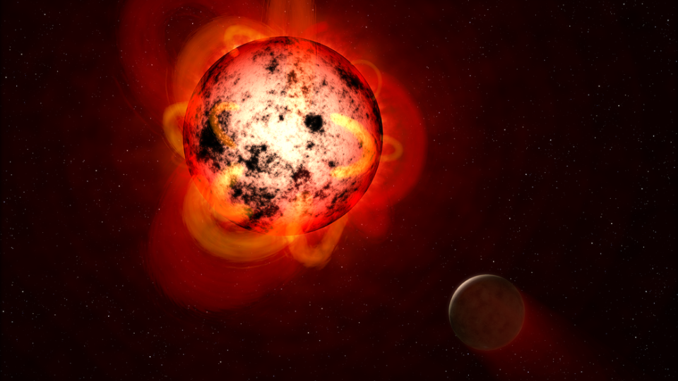 red dwarf star