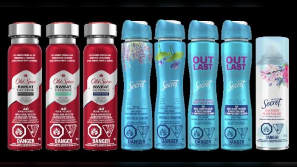 Old Spice, Secret deodorants recalled in Canada | CTV News