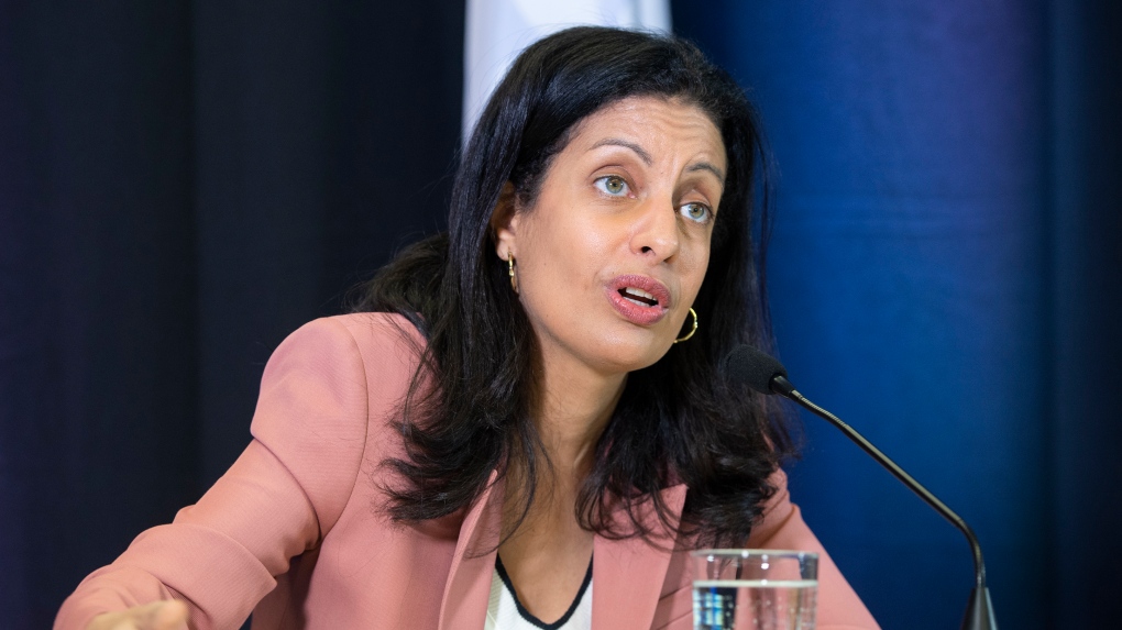 Quebec Liberal Party leader Dominique Anglade