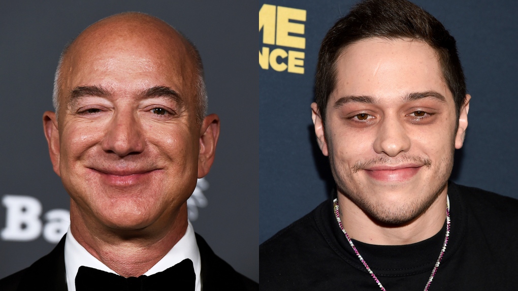 Jeff Bezos Pete Davidson