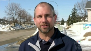 Patrick Allard is running as an independent candidate in the Fort Whyte by-election on March 22, 2022. (Source: Jeff Keele/ CTV News Winnipeg)