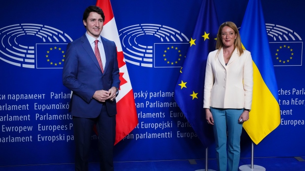 Trudeau calls on European leaders to unite, aid Ukraine and further sanction Russia