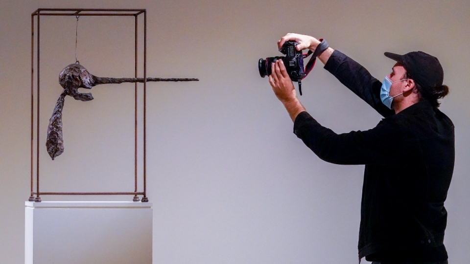 Alberto Giacometti's 'Le Nez' on display in 2021