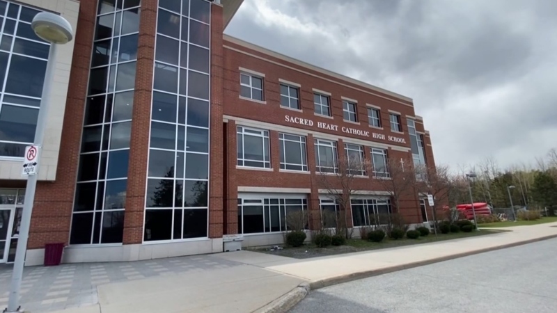 Sacred Heart Catholic High School in Ottawa is seen in this file image. (CTV News Ottawa)