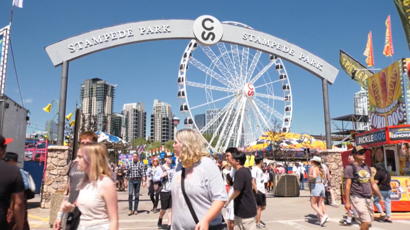 The 2022 Calgary Stampede midway. (file)