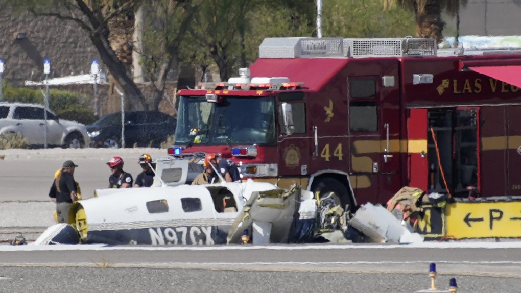 North Las Vegas Airport collision