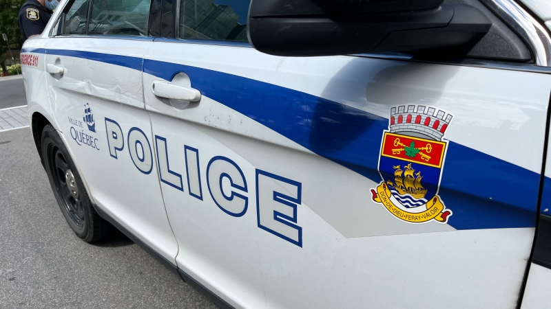 Quebec City police (SPVQ) car. (Daniel J. Rowe/CTV News)