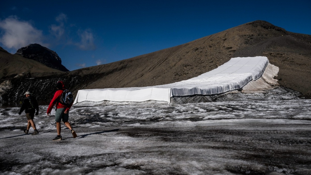 Melting glaciers reveal hiking path not seen since Roman era | CTV News