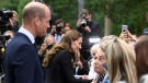 Will and Kate greet well-wishers at Sandringham