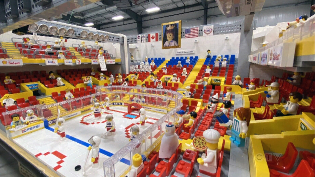 CTV National News: Lego copy of hockey rink | CTV News