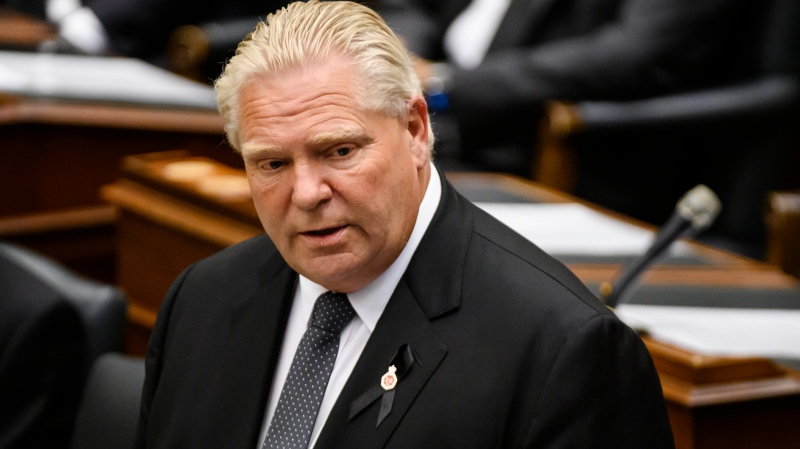 Ontario Premier Doug Ford can be seen at Queen's Park in this undated photo. (The Canadian Press)